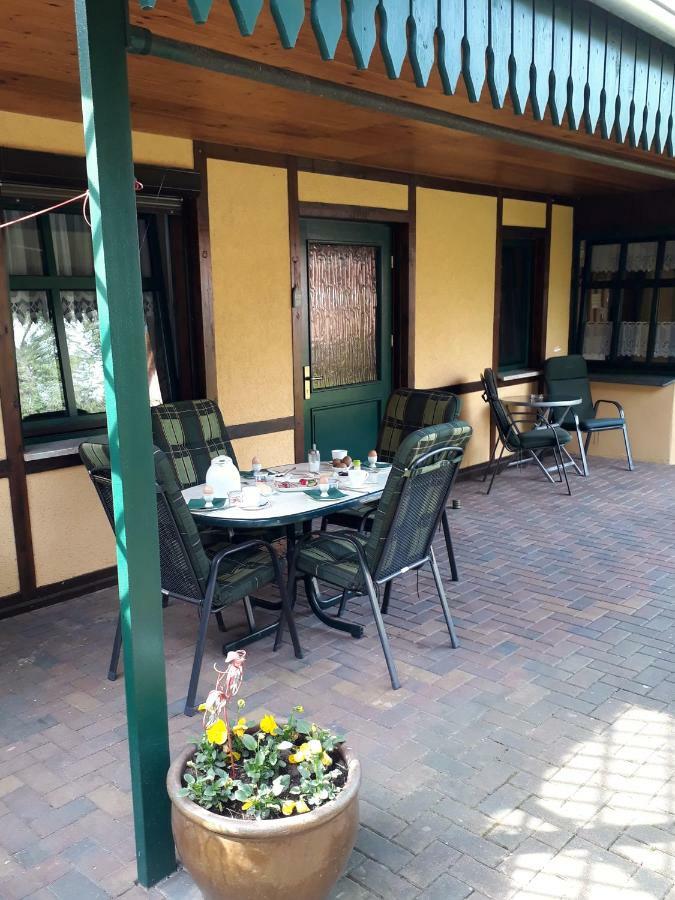 Pension Zum Weissen Hirsch Reitwein Kültér fotó